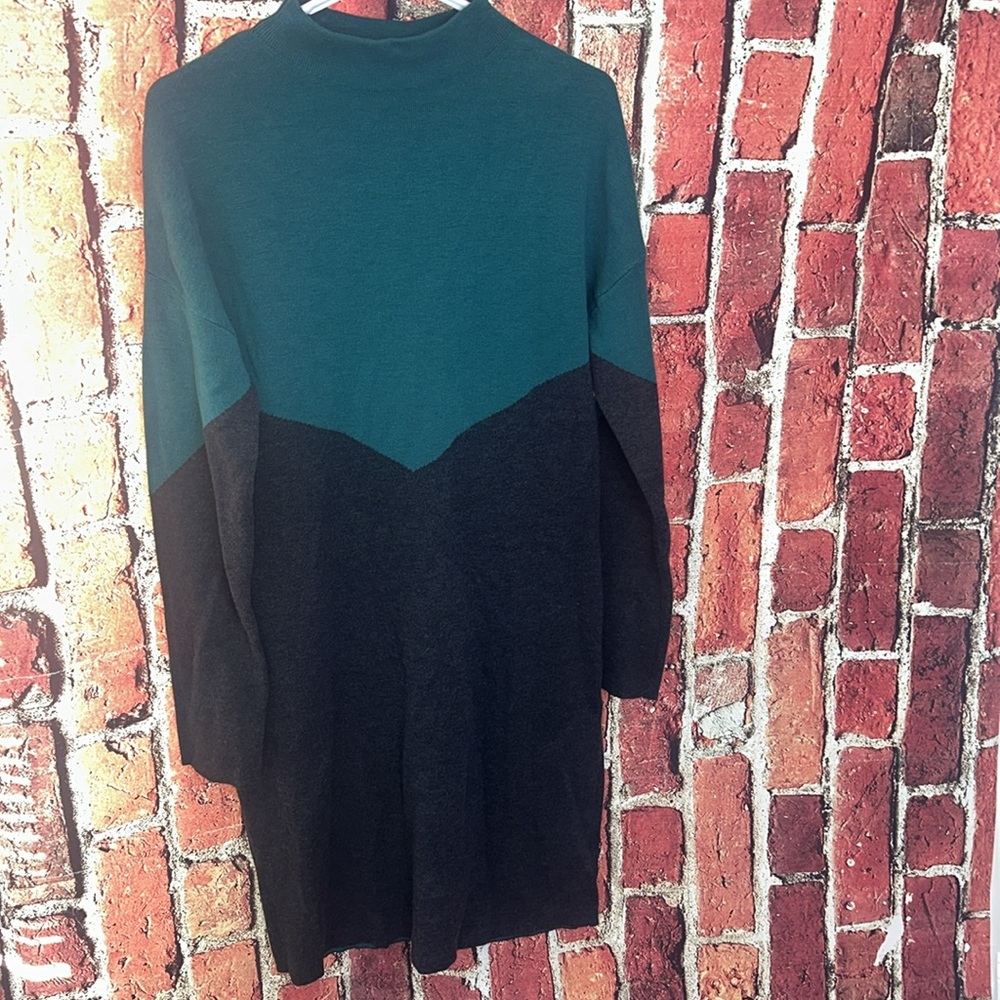 Cynthia Rowley Chevron women Sweater Dress size large